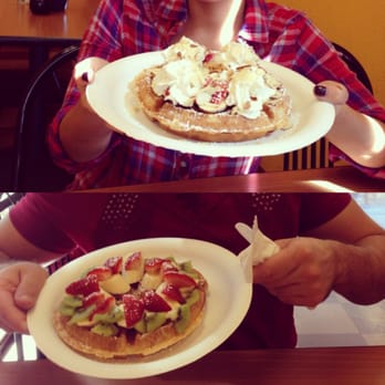 Waffles Cafe - Organic waffle on top, regular waffle on the bottom. - Coffee & Tea Near Me - Las Vegas, Nevada Waffles Cafe - Organic waffle on top, regular waffle on the bottom. - Coffee & Tea Near Me - Las Vegas, Nevada