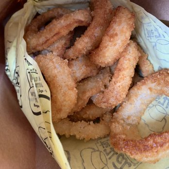 The Hat - Onion rings! This was a close up picture...it was in a tall bag!! Yes it really was that full! - American Near Me - Lake Forest, California The Hat - Onion rings! This was a close up picture...it was in a tall bag!! Yes it really was that full! - American Near Me - Lake Forest, California