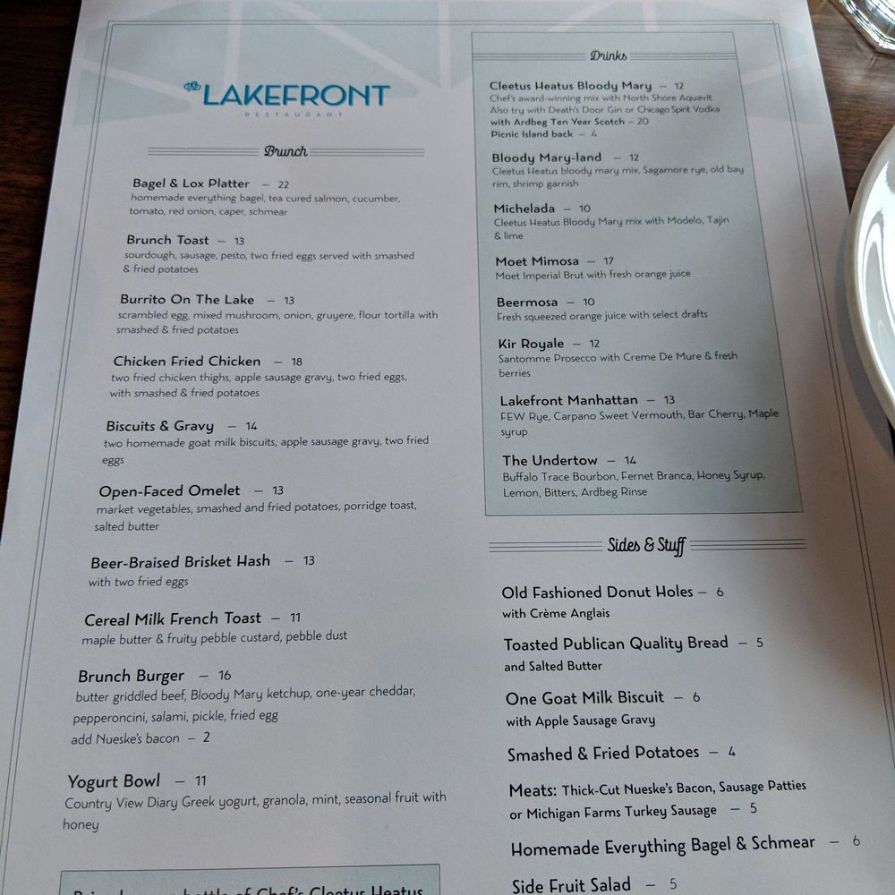 The Lakefront Restaurant - Breakfast & Brunch Near Me - Chicago, Illinois The Lakefront Restaurant - Breakfast & Brunch Near Me - Chicago, Illinois