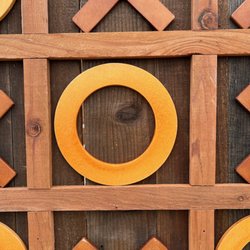 The Rustic Vibe Lawn Game Rentals - Giant Tic Tac Toe - part of the lawn game rental package