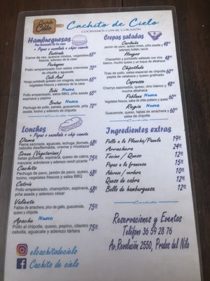 Menu photo 4 Cachito De Cielo Guadalajara, JAL Menu photo 4 Cachito De Cielo Guadalajara, JAL