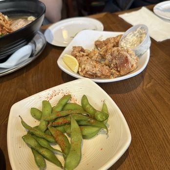 Uzumakiya - Edamame and Chicken Karaage - Japanese Near Me - Cupertino, California