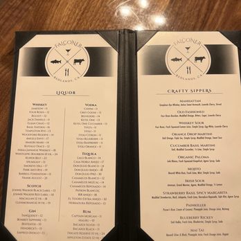 Falconer of Redlands - Specialty cocktails and spirits to go with the smoothie jazz and romantic lighting. - Seafood Near Me - Redlands, California Falconer of Redlands - Specialty cocktails and spirits to go with the smoothie jazz and romantic lighting. - Seafood Near Me - Redlands, California