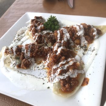 Afghan Bistro - Aushak appetizer - Afghan Near Me - Springfield, Virginia Afghan Bistro - Aushak appetizer - Afghan Near Me - Springfield, Virginia