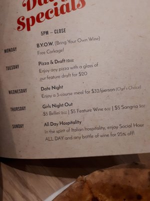 Menu photo 2 Buco Pizzeria + Vino Bar Edmonton, AB Menu photo 2 Buco Pizzeria + Vino Bar Edmonton, AB