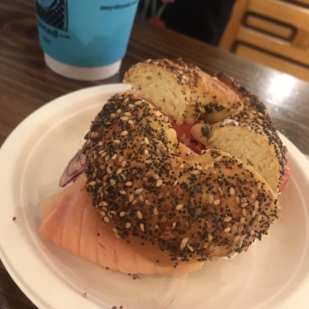 Amy's Bread - Salmon Everything Bagel! - Bakeries Near Me - New York, New York Amy's Bread - Salmon Everything Bagel! - Bakeries Near Me - New York, New York