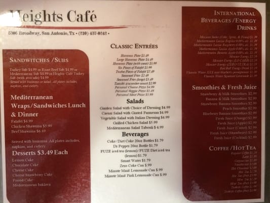 Menu photo 8 Habibi Cafe San Antonio, TX