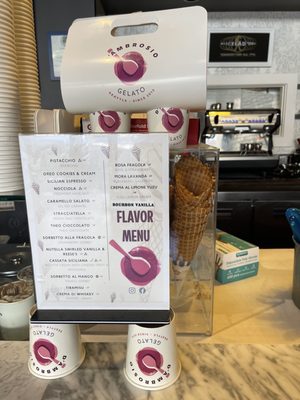 Menu photo 3 D'Ambrosio Gelato Seattle, WA