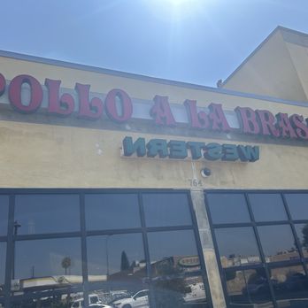 Pollo A La Brasa - Why is the word Western backwards? - Latin American Near Me - Los Angeles, California Pollo A La Brasa - Why is the word Western backwards? - Latin American Near Me - Los Angeles, California