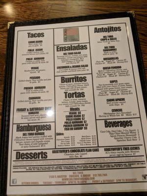 Menu photo 7 Del Toro Chicago, IL