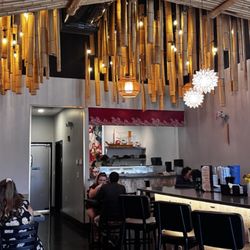 Inside restaurant