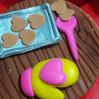 Ashlee's Baking Creations - a chocolate cake with pink icing - Desserts Near Me Ashlee's Baking Creations - a chocolate cake with pink icing - Desserts Near Me