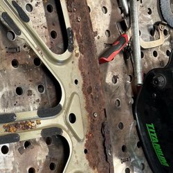 The Shop Fabrications - Before - Rusted Mess