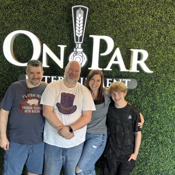 On Par Entertainment - My brothers and nephew - Eatertainment Near Me - Beavercreek, Ohio