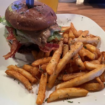 I & I State Line Tavern - Burger w/ Pineapple on it! - New American Near Me - Danville, Illinois I & I State Line Tavern - Burger w/ Pineapple on it! - New American Near Me - Danville, Illinois