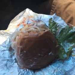 Wendy's - A very sloppy double burger.
