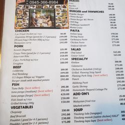 Jakko's Grill - Menu