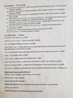 Menu photo 3 Chicky Grill Copenhagen, 84
