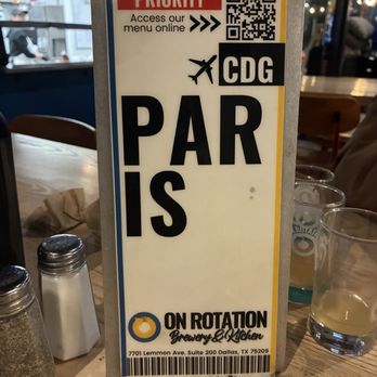 On Rotation Brewery & Kitchen - Menu - Brewpubs Near Me - Dallas, Texas On Rotation Brewery & Kitchen - Menu - Brewpubs Near Me - Dallas, Texas