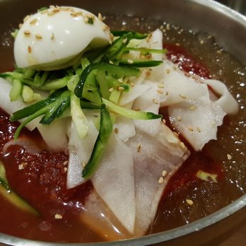 OTTO Kitchen - Spicy cold w/broth noodles - Korean Near Me - Cerritos, California