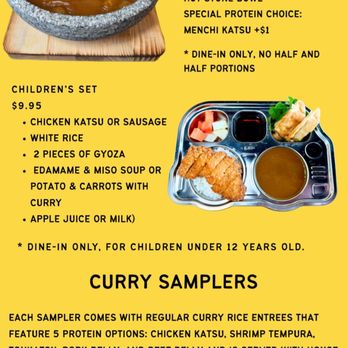 Curry Do - Menu 3/7 - More Curry Entrees - September 2025 - Japanese Curry Near Me - Tustin, California