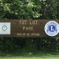 Tot Lot Park - The park is tucked into the Bellemeade subdivision.
