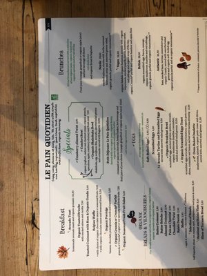 Menu photo 3 Le Pain Quotidien Paris, 75