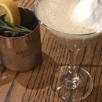 Whiskey Creek - Rumchatta pumpkin martini and my hubby's drink - Steakhouses Near Me - Bishop, California Whiskey Creek - Rumchatta pumpkin martini and my hubby's drink - Steakhouses Near Me - Bishop, California