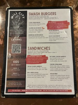 Menu photo 2 Mill City Public House Appleton, WI Menu photo 2 Mill City Public House Appleton, WI