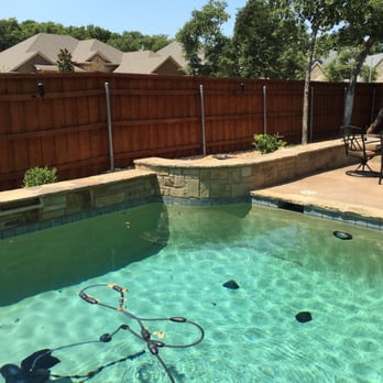 Frontier Residential Tree Service - Check out how clean my pool was just after removal! Used to be a massive Oak Tree right behind the curved wall. - Tree Services Near Me Frontier Residential Tree Service - Check out how clean my pool was just after removal! Used to be a massive Oak Tree right behind the curved wall. - Tree Services Near Me