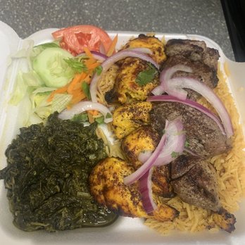 Mazar kabob - Chicken & lamb kabob #8 platter - Middle Eastern Near Me - Centreville, Virginia