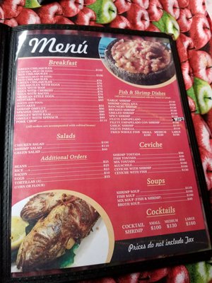 Menu photo 3 Charlys Place Rosarito, BCN