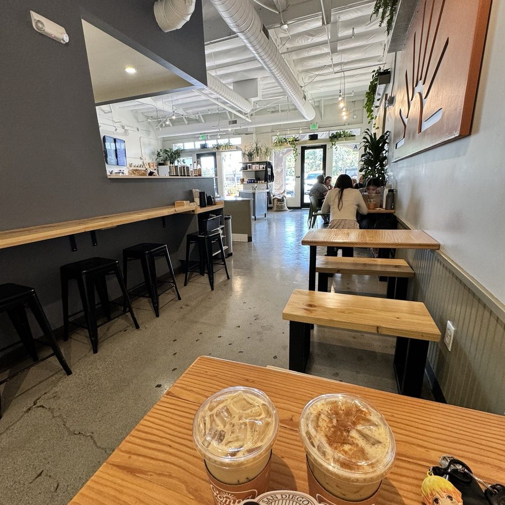 Compa Coffee Roasters - L salted maple, R honey cinnamon - Coffee Roasteries Near Me - San Diego, California Compa Coffee Roasters - L salted maple, R honey cinnamon - Coffee Roasteries Near Me - San Diego, California