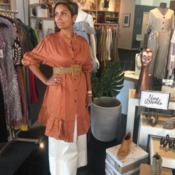 POSTURA COLLECTION - Linen shirt w/ wide leg pants