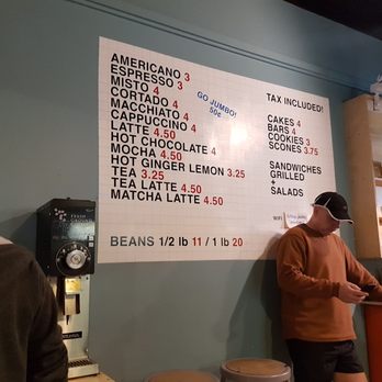 Full Stop - Menu - October 2018 - Coffee & Tea Near Me - Toronto, Ontario