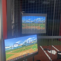 Swing science hitting lab - Hittrax and the base training cage