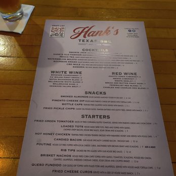 Hank's Texas BBQ - Menu - Barbeque Near Me - Columbus, Ohio