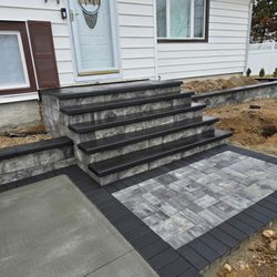 Blue Bay Outdoor Solutions - Front porch steps