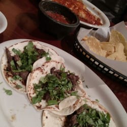 El Saltillo - The carne asada tacos.