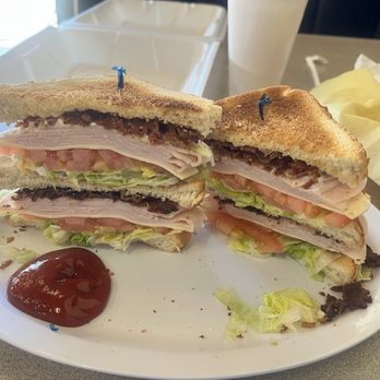 Hideout Burgers - Turkey Club with Bacon!!! - Burgers Near Me - Mansfield, Texas