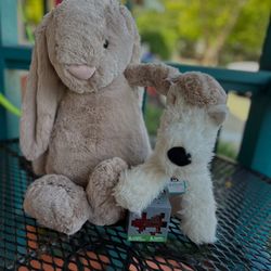 Dancing Bear Toys - Big Bashful Bunny and Monroe Scottie Dog enjoy a playful squishy hunt at Dancing Bear Toys in Asheville, where they discover ...