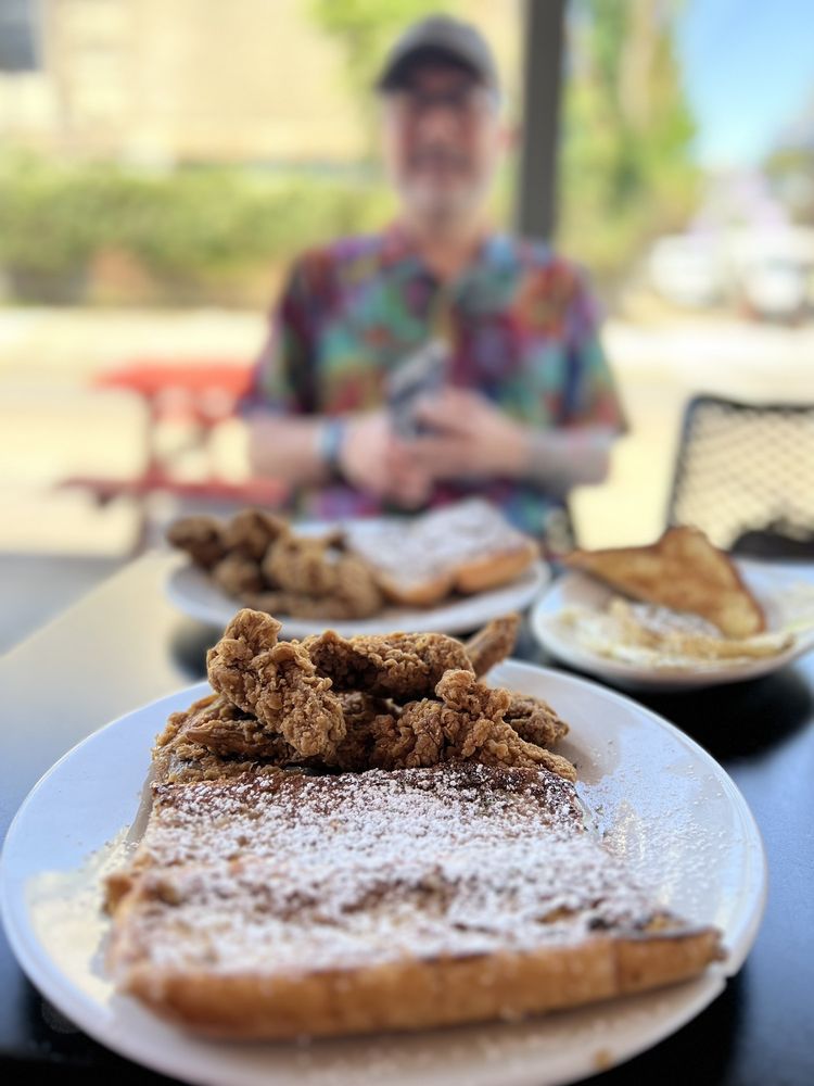 Food from Nonno’s Cajun Cuisine and Pastries