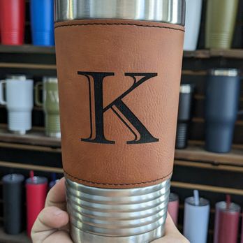 Spokane Gifts - Personalizable leather tumblers are unique, fashionable & practical gifts. We have over 15 colors of leather tumblers and many other styles. - Engraving Near Me - Spokane Valley, Washington Spokane Gifts - Personalizable leather tumblers are unique, fashionable & practical gifts. We have over 15 colors of leather tumblers and many other styles. - Engraving Near Me - Spokane Valley, Washington