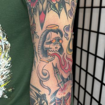 Pale Horse Tattoo - Yokai by Eric Aguilar - Tattoo Near Me - Conroe, Texas