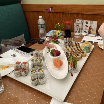 Sapporo - Party Tray A ($40) and Sashimi 12pcs ($17-18?) - Japanese Near Me - Brooklyn, New York
