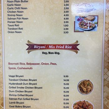 Indo American Cuisine - Menu 7/2024 - Indian Near Me - Tulare, California Indo American Cuisine - Menu 7/2024 - Indian Near Me - Tulare, California