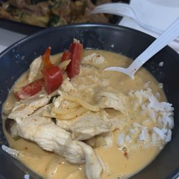 Red curry chicken Red curry chicken