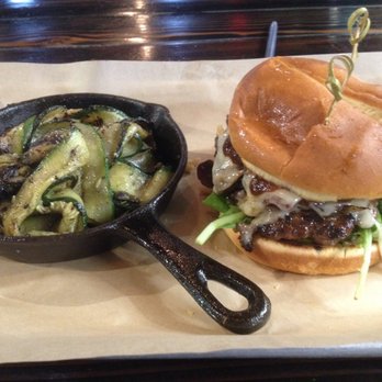 Fork & Fig - Chef Sam rocked this fig burger and zucchini . - Burgers Near Me - Albuquerque, New Mexico
