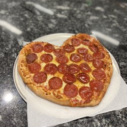 The Pizzeria Factory - Heart pizza for Valentines Day!