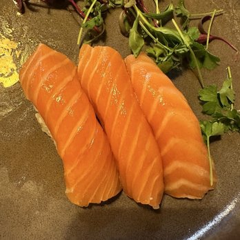 Dark Magic Sushi - Salmon nigiri - Sushi Bars Near Me - San Clemente, California Dark Magic Sushi - Salmon nigiri - Sushi Bars Near Me - San Clemente, California